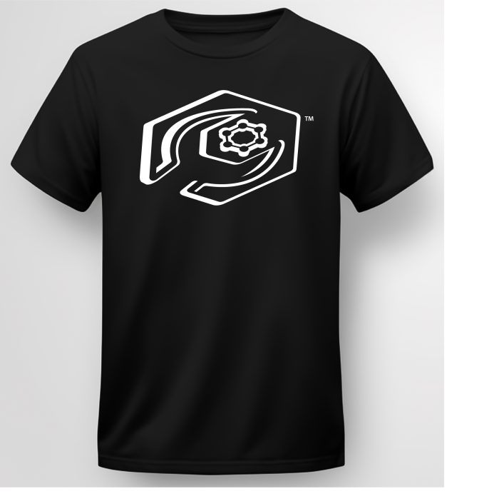 Unisex Captain Carbon™ Black T-Shirt - XL